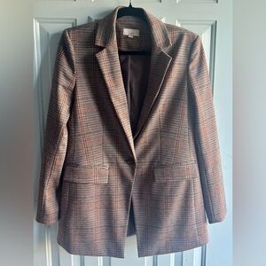 LOFT Plaid Blazer